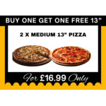 Buy one Get One free 13”